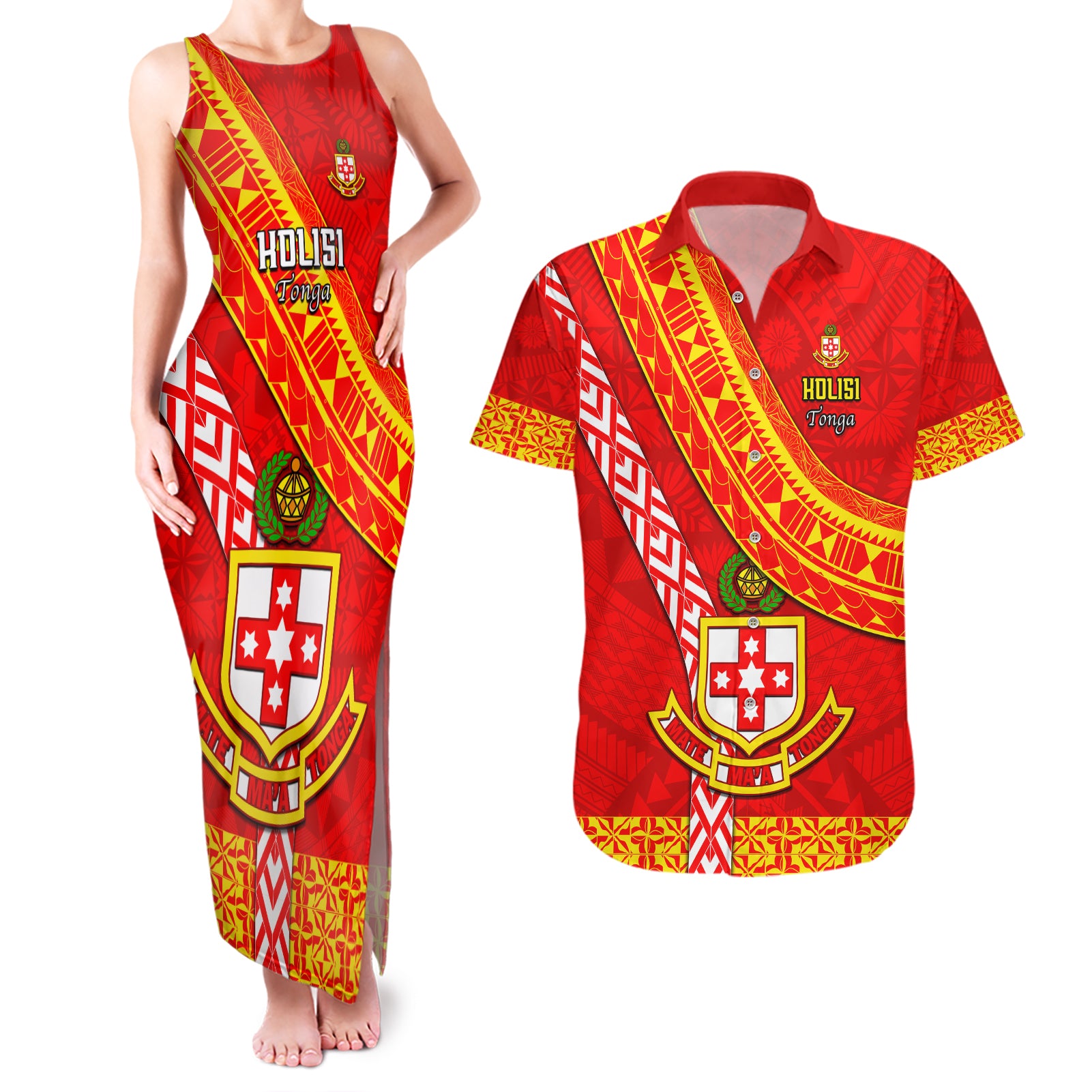 custom-kolisi-tonga-couples-matching-tank-maxi-dress-and-hawaiian-shirt-tongan-kupesi-pattern