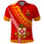 Custom Kolisi Tonga Polo Shirt Tongan Kupesi Pattern LT05 Red - Polynesian Pride