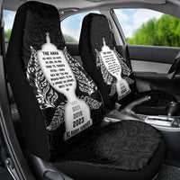 New Zealand Rugby Car Seat Cover The Haka With Champions Cup LT05 - Polynesian Pride
