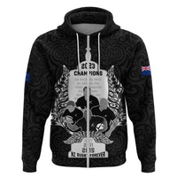 New Zealand Rugby Hoodie The Haka With Champions Cup LT05 - Polynesian Pride