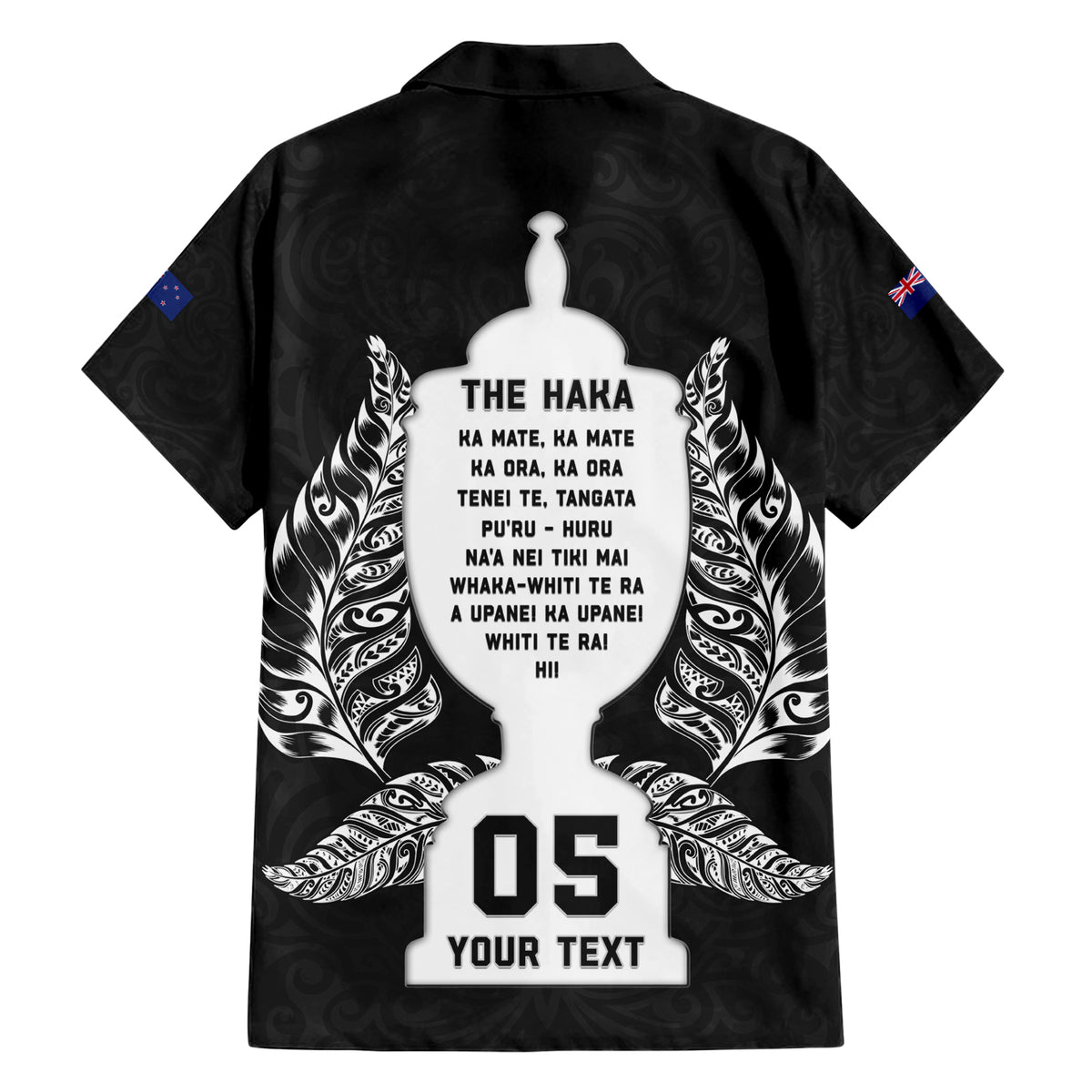 Custom New Zealand Rugby Family Matching Short Sleeve Bodycon Dress and Hawaiian Shirt The Haka With Champions Cup LT05 - Polynesian Pride