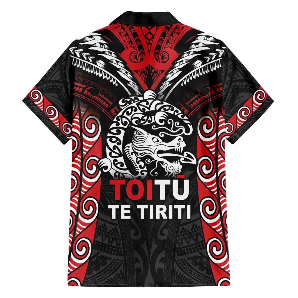 Aotearoa Mana Maori Family Matching Tank Maxi Dress and Hawaiian Shirt Toitu Te Tiriti LT05 - Polynesian Pride