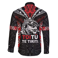 Aotearoa Mana Maori Family Matching Tank Maxi Dress and Hawaiian Shirt Toitu Te Tiriti LT05 - Polynesian Pride