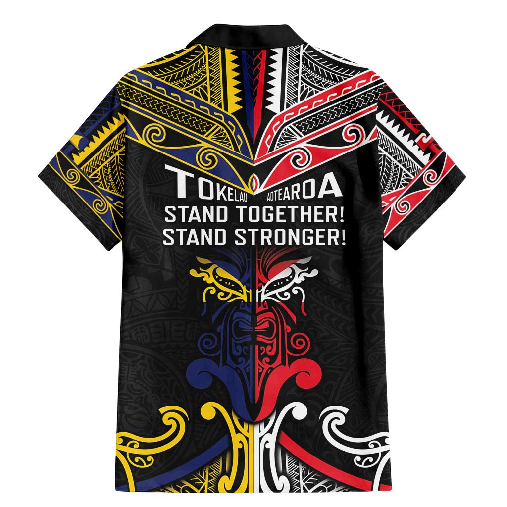 Tokelau And Aotearoa Family Matching Mermaid Dress and Hawaiian Shirt Together For Te Tiriti O Waitangi