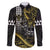 Hawaii Ikaika Warrior Helmet Family Matching Mermaid Dress and Hawaiian Shirt Gold Style