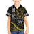 Hawaii Ikaika Warrior Helmet Kid Hawaiian Shirt Gold Style