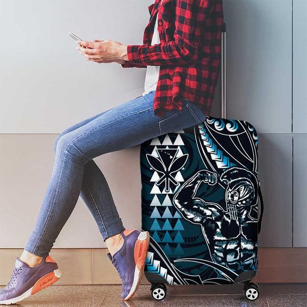 Polynesian Tribal Tattoo Retro Luggage Cover Gradient 04 Screen Color LT9