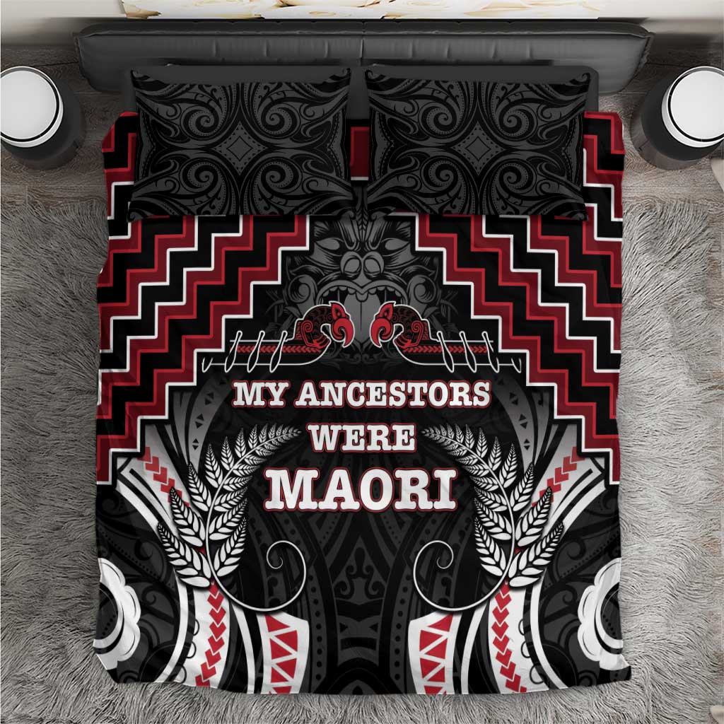 Aotearoa Bedding Set Proud To Be Maori LT05 Red - Polynesian Pride