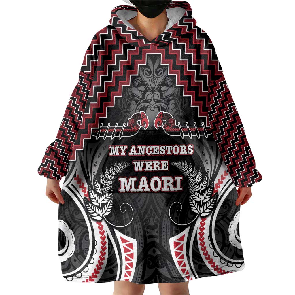 Aotearoa Wearable Blanket Hoodie Proud To Be Maori