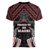 Aotearoa Women V-Neck T-Shirt Proud To Be Maori
