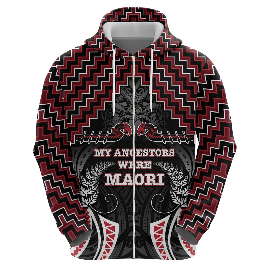 Aotearoa Zip Hoodie Proud To Be Maori LT05 - Polynesian Pride