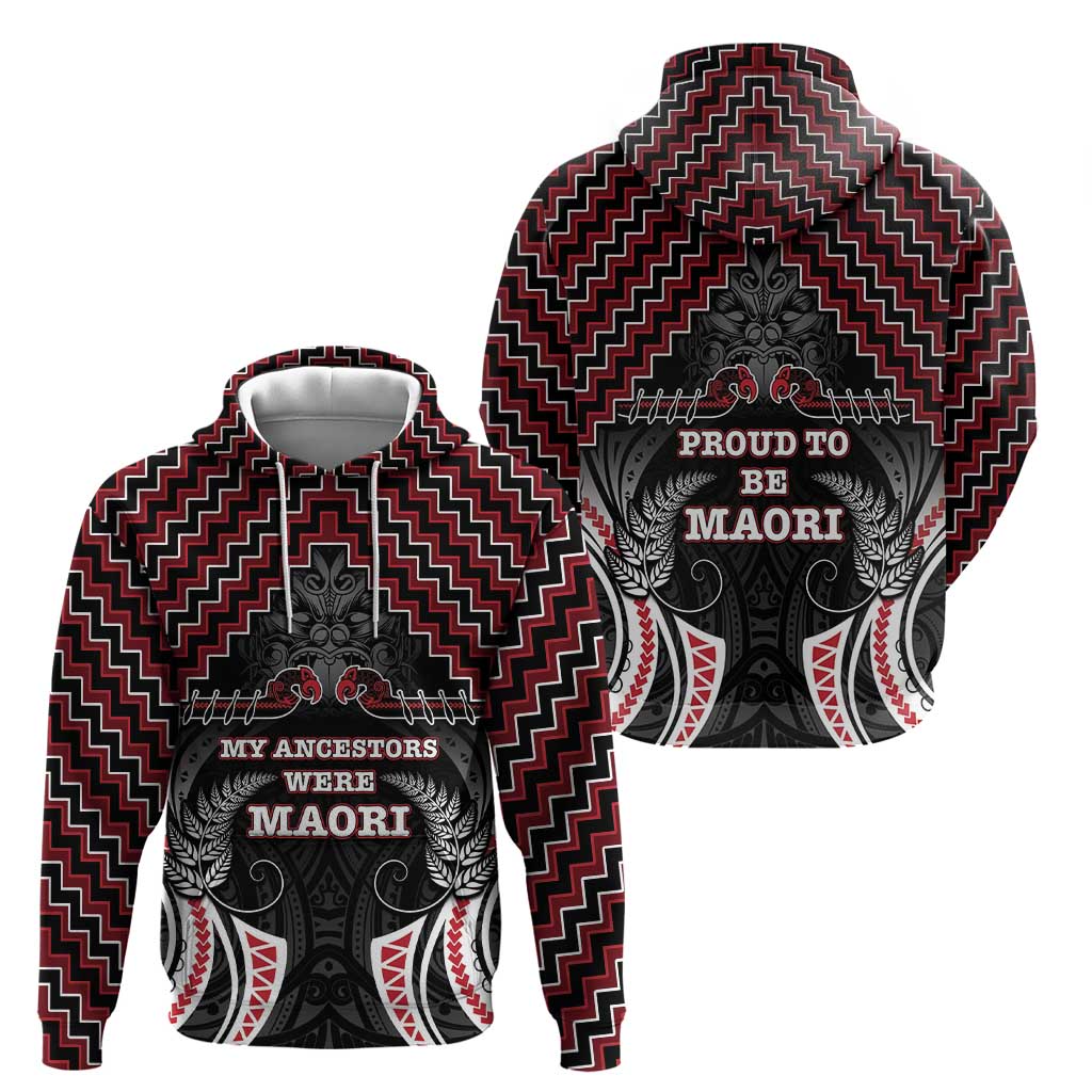 Aotearoa Zip Hoodie Proud To Be Maori LT05 - Polynesian Pride