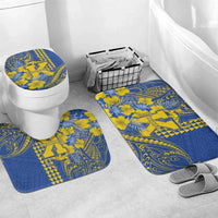 Hawaii Kaiser High School Bathroom Set Tribal Tattoo With Hibiscus Flowers