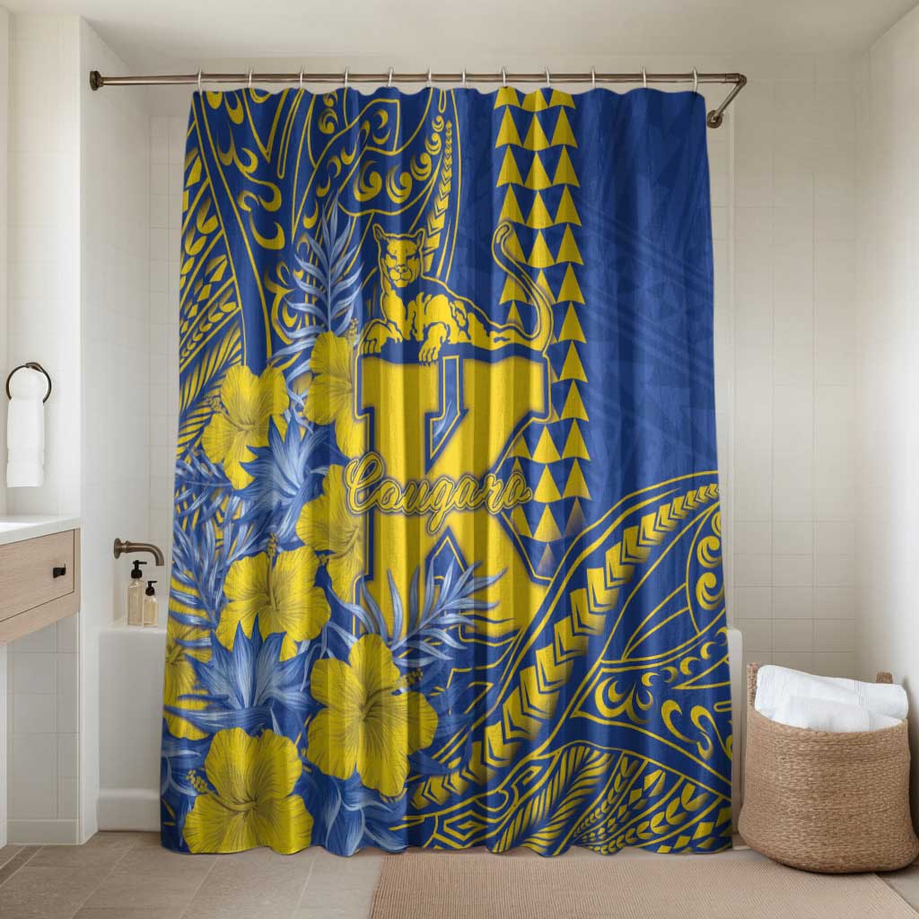 Hawaii Kaiser High School Bathroom Set Tribal Tattoo With Hibiscus Flowers