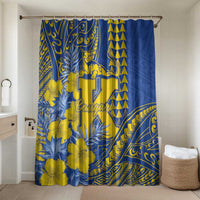 Hawaii Kaiser High School Bathroom Set Tribal Tattoo With Hibiscus Flowers