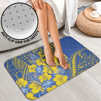 Hawaii Kaiser High School Bathroom Set Tribal Tattoo With Hibiscus Flowers