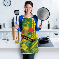 Hawaii Leilehua High School Apron Tribal Tattoo With Hibiscus Flowers LT05 - Polynesian Pride