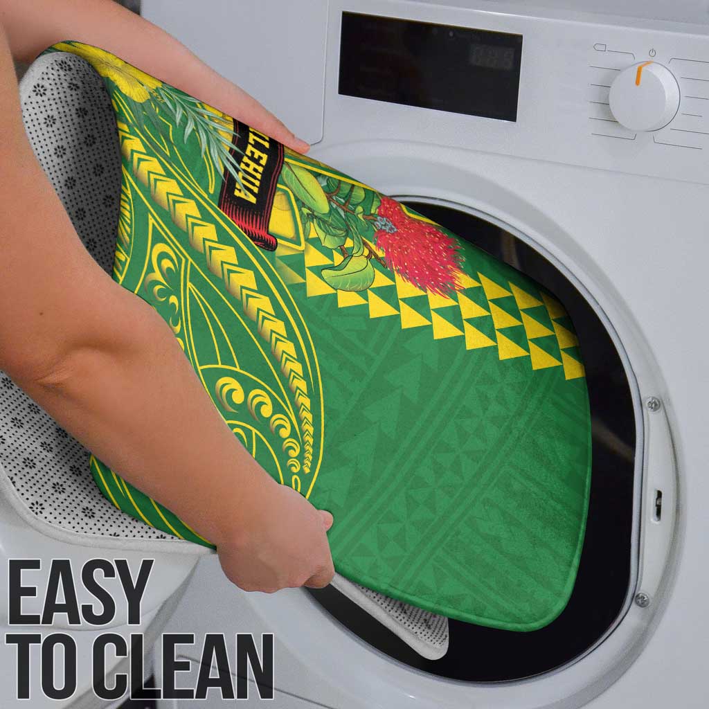 Hawaii Leilehua High School Bathroom Set Tribal Tattoo With Hibiscus Flowers