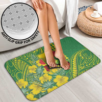 Hawaii Leilehua High School Bathroom Set Tribal Tattoo With Hibiscus Flowers