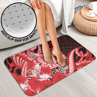 Hawaii Kalani High School Bathroom Set Tribal Tattoo With Hibiscus Flowers