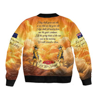 New Zealand And Australia ANZAC Day Bomber Jacket Sinai Palestine Campaign Lest We Forget LT05 - Polynesian Pride