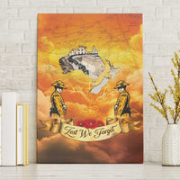 New Zealand And Australia ANZAC Day Canvas Wall Art Sinai Palestine Campaign Lest We Forget