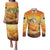 New Zealand And Australia ANZAC Day Couples Matching Puletasi and Long Sleeve Button Shirt Sinai Palestine Campaign Lest We Forget