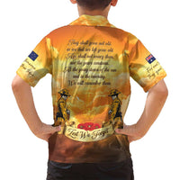 New Zealand And Australia ANZAC Day Family Matching Summer Maxi Dress and Hawaiian Shirt Sinai Palestine Campaign Lest We Forget