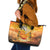 New Zealand And Australia ANZAC Day Leather Tote Bag Sinai Palestine Campaign Lest We Forget