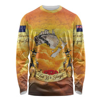 New Zealand And Australia ANZAC Day Long Sleeve Shirt Sinai Palestine Campaign Lest We Forget