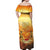 New Zealand And Australia ANZAC Day Off Shoulder Maxi Dress Sinai Palestine Campaign Lest We Forget