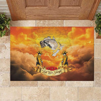 New Zealand And Australia ANZAC Day Rubber Doormat Sinai Palestine Campaign Lest We Forget