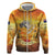 New Zealand And Australia ANZAC Day Zip Hoodie Sinai Palestine Campaign Lest We Forget