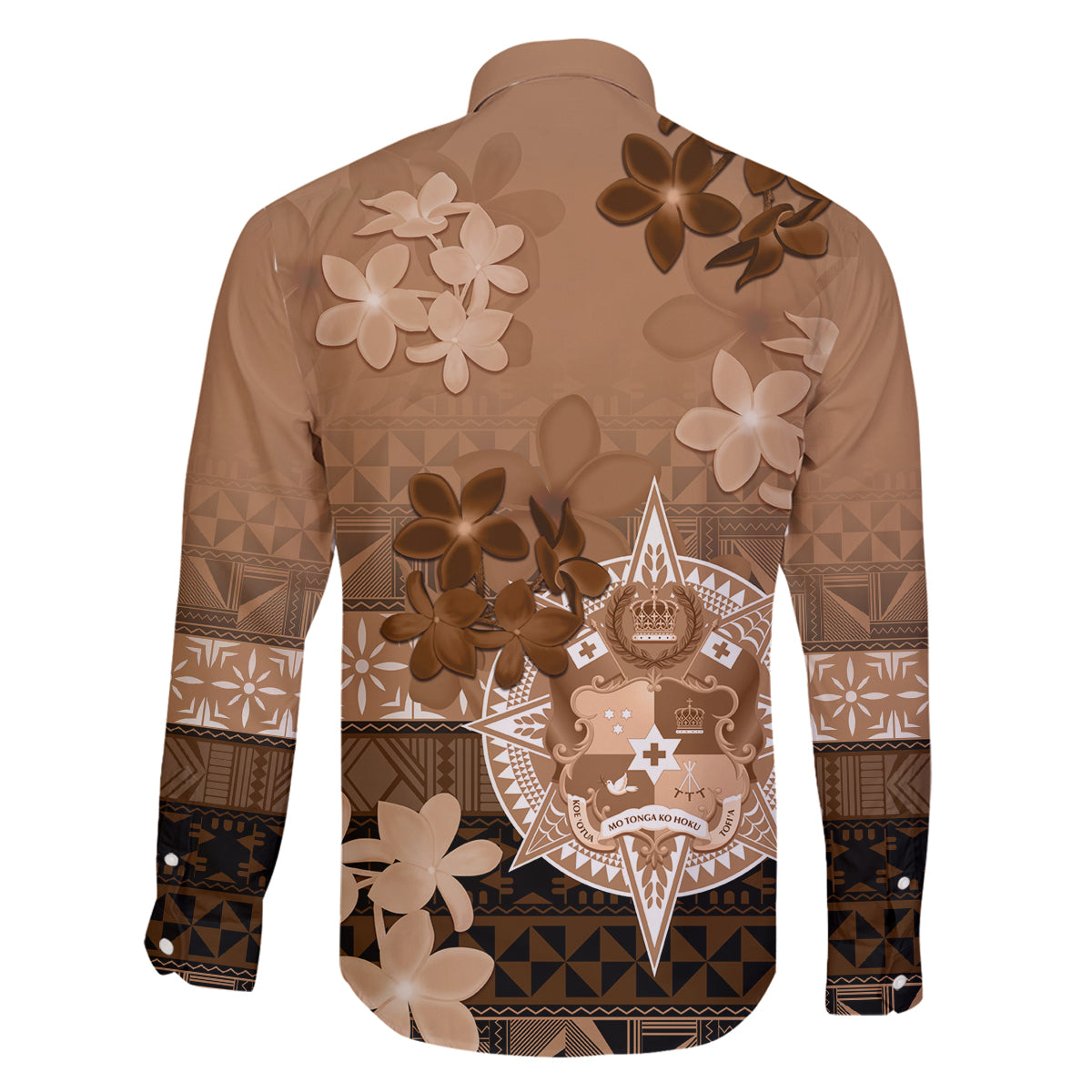 Tonga Emancipation Day Family Matching Mermaid Dress and Hawaiian Shirt Tongan Kupesi Ngatu Pattern Vintage Style