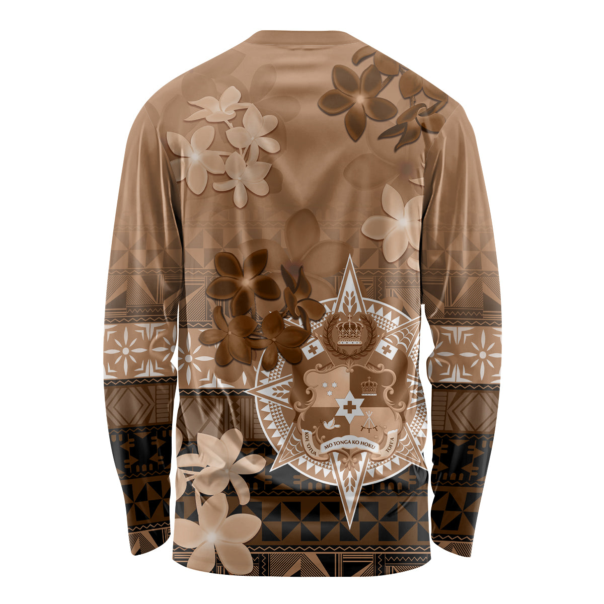 Tonga Emancipation Day Long Sleeve Shirt Tongan Kupesi Ngatu Pattern Vintage Style LT05 - Polynesian Pride