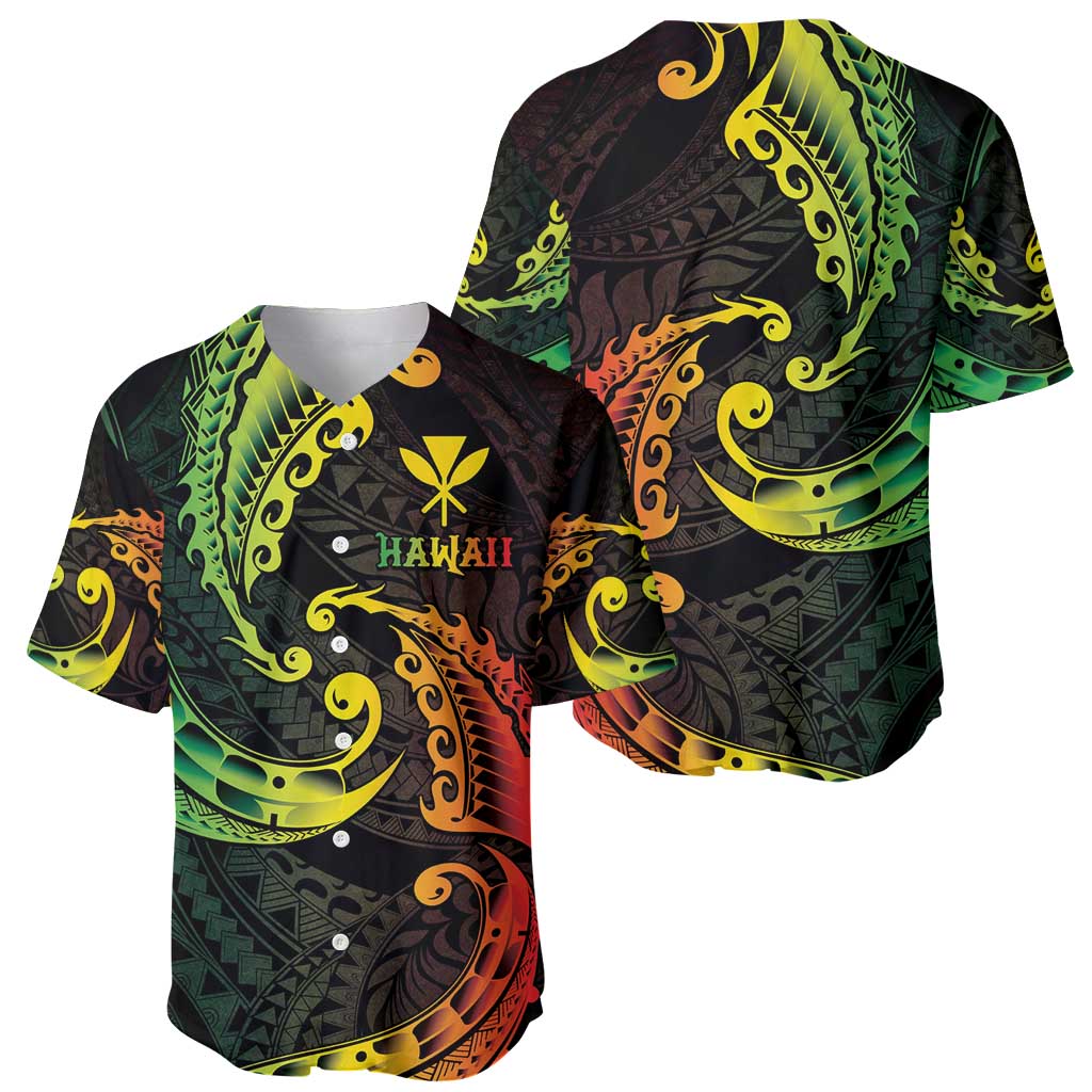 AAPI Heritage Month Baseball Jersey Kanaka Maoli Polynesian Tribal Wave