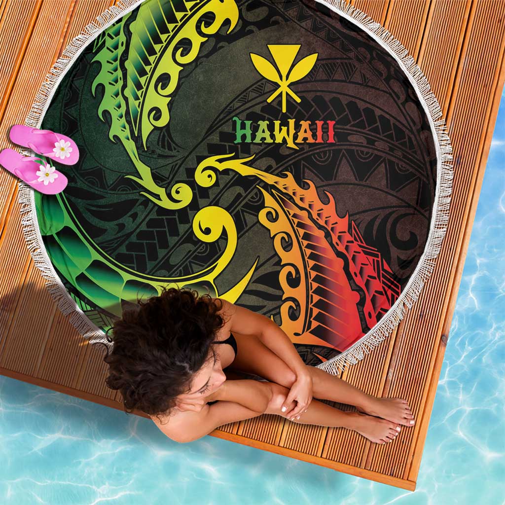 AAPI Heritage Month Beach Blanket Kanaka Maoli Polynesian Tribal Wave