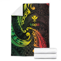 AAPI Heritage Month Blanket Kanaka Maoli Polynesian Tribal Wave