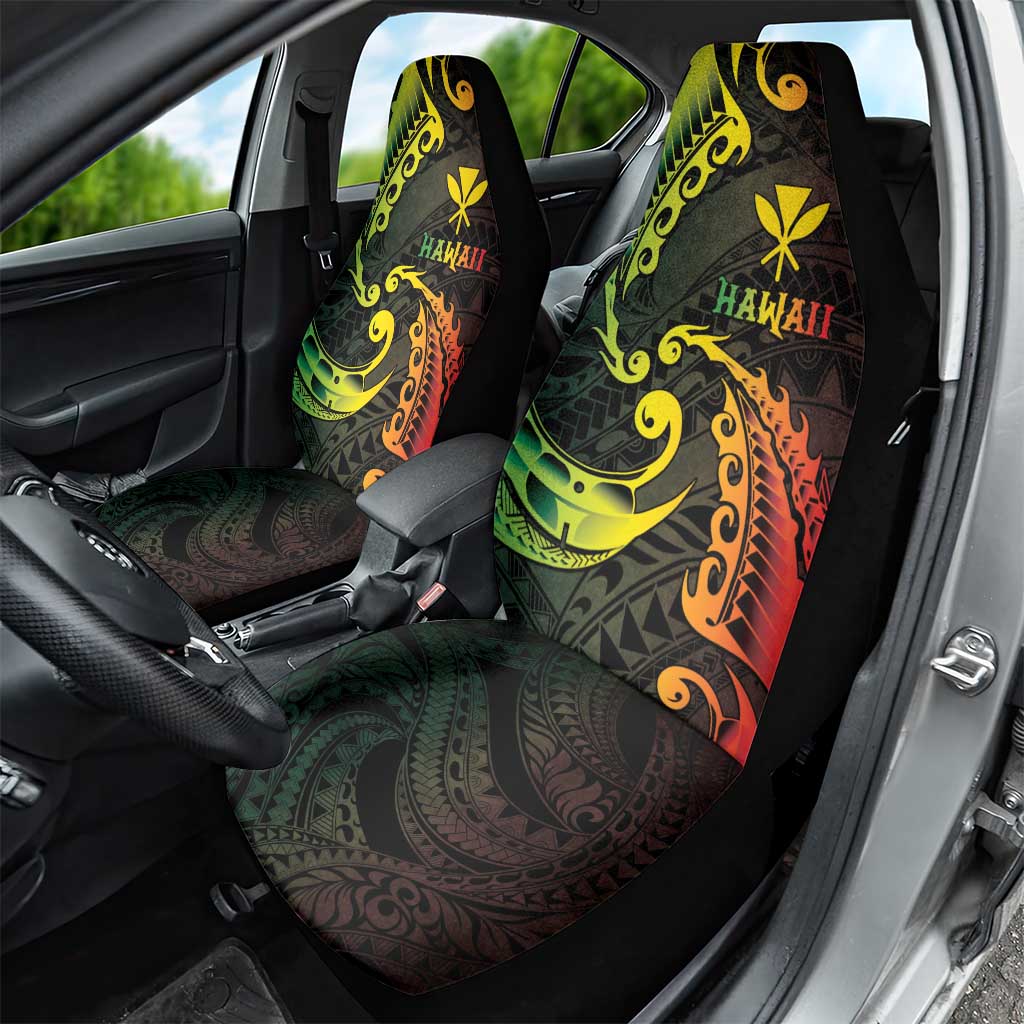 AAPI Heritage Month Car Seat Cover Kanaka Maoli Polynesian Tribal Wave