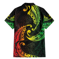 AAPI Heritage Month Family Matching Mermaid Dress and Hawaiian Shirt Kanaka Maoli Polynesian Tribal Wave