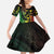 AAPI Heritage Month Family Matching Off Shoulder Maxi Dress and Hawaiian Shirt Kanaka Maoli Polynesian Tribal Wave
