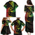 AAPI Heritage Month Family Matching Puletasi and Hawaiian Shirt Kanaka Maoli Polynesian Tribal Wave