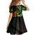 AAPI Heritage Month Family Matching Short Sleeve Bodycon Dress and Hawaiian Shirt Kanaka Maoli Polynesian Tribal Wave