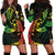 AAPI Heritage Month Hoodie Dress Kanaka Maoli Polynesian Tribal Wave
