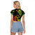 AAPI Heritage Month Raglan Cropped T Shirt Kanaka Maoli Polynesian Tribal Wave