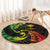 AAPI Heritage Month Round Carpet Kanaka Maoli Polynesian Tribal Wave