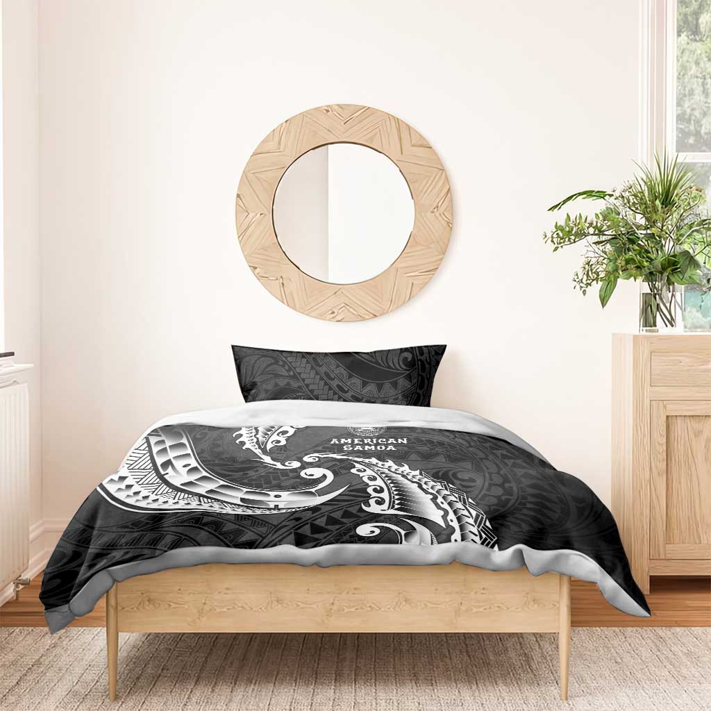 AAPI Heritage Month Bedding Set American Samoa Polynesian Tribal Wave