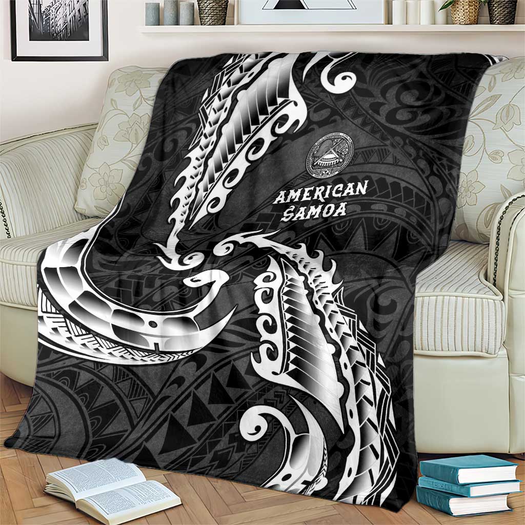 AAPI Heritage Month Blanket American Samoa Polynesian Tribal Wave