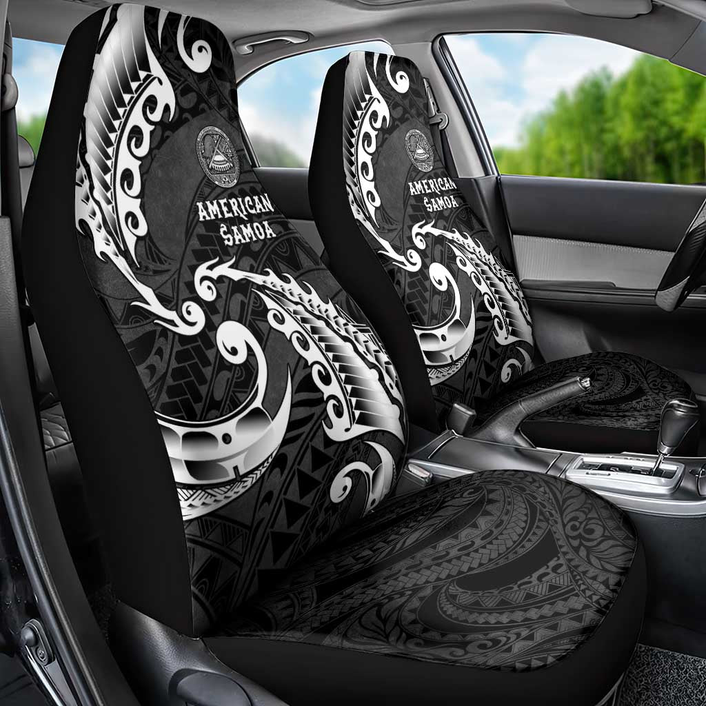 AAPI Heritage Month Car Seat Cover American Samoa Polynesian Tribal Wave