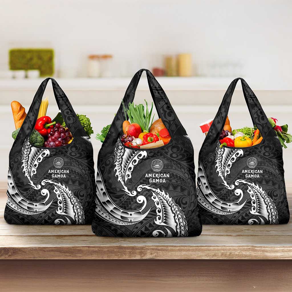 AAPI Heritage Month Grocery Bag American Samoa Polynesian Tribal Wave
